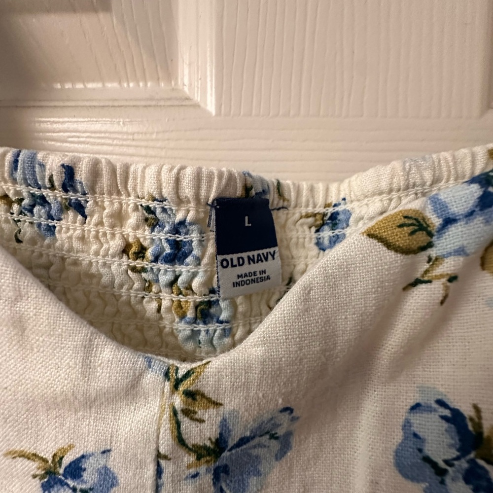 Old Navy fit and flare linen blend with Sweetheart neckline - Picture 5 of 6